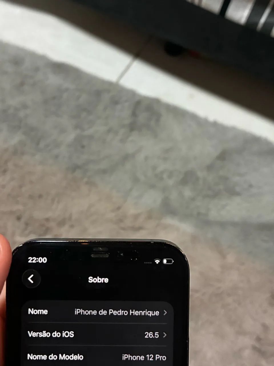 ACEITO NEGOCIAÇÃO Iphone 12 Pro Azul Marinho 128gb - Foto 5