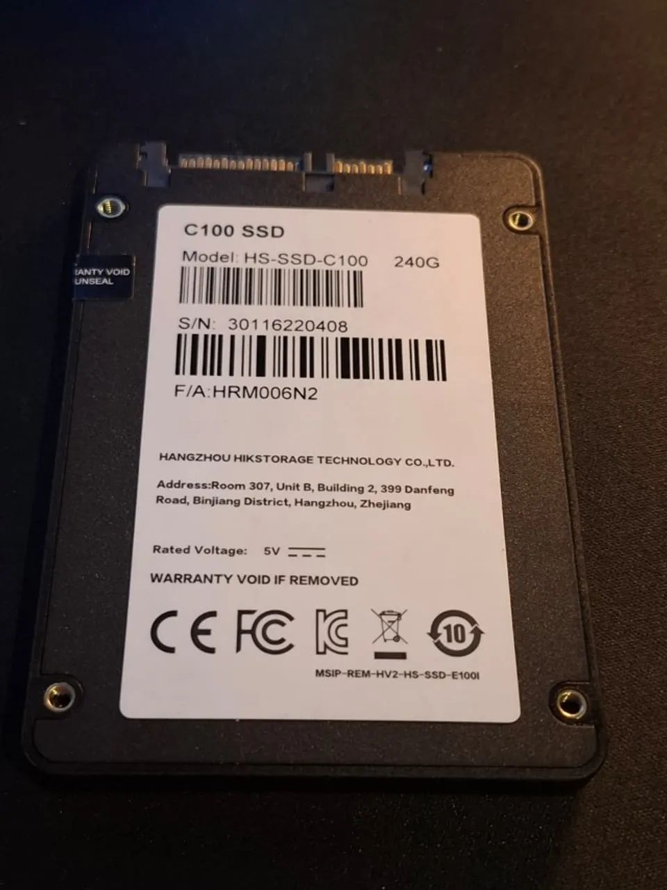 SSD 240GB SATA 3 Hikvision C100 2.5" (Para PC e Notebook) - Foto 2