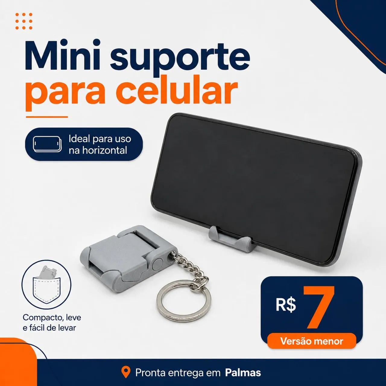 Suporte dobrável para celular - Foto 3