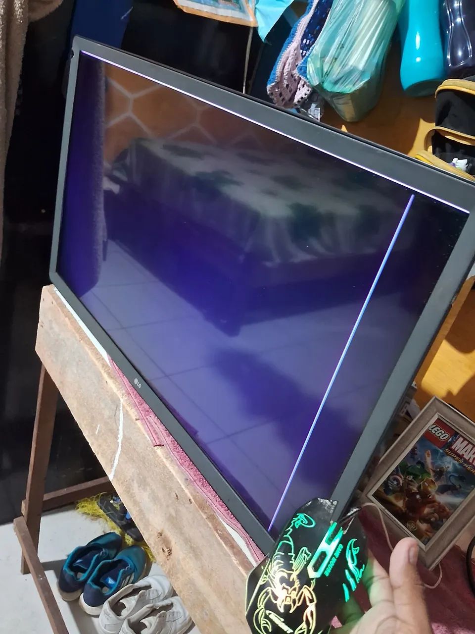 VENDO MINHA TV LG - 32LK615BPSB DEFEITO* - Foto 3