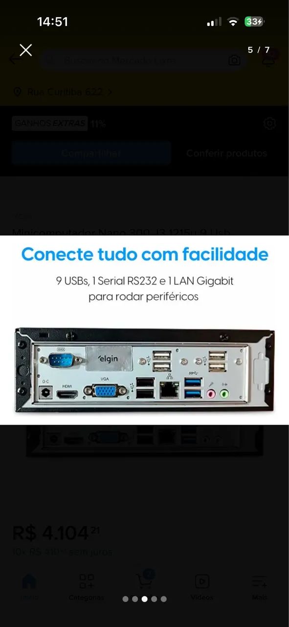 MINI pc  I3 12gen 9 Usb Bluetooth 4gb Ram S - Foto 3