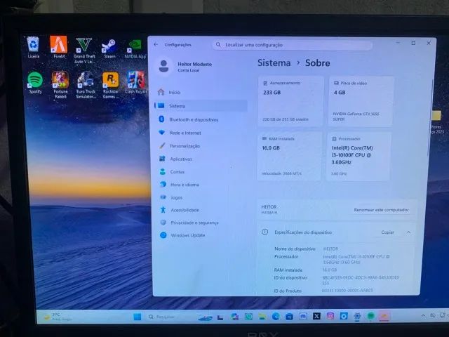 PC GAMER À VENDA - ÓTIMO CUSTO-BENEFÍCIO! - Foto 3