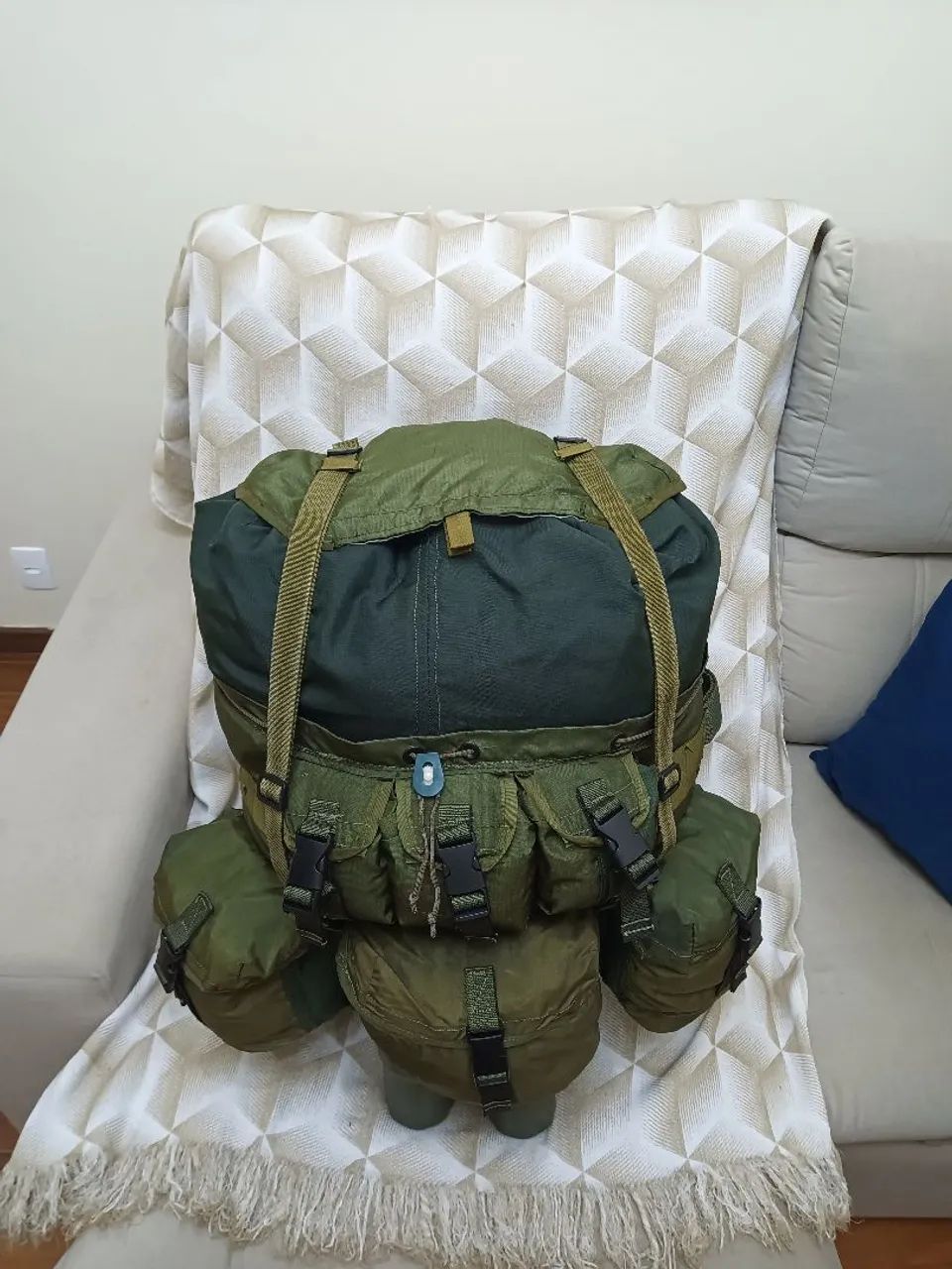 Mochila Americana original US ARMY GC GRANDE CAPACIDADE ALICE PACK MODOFICADA / EXPANDIDA  - Foto 2