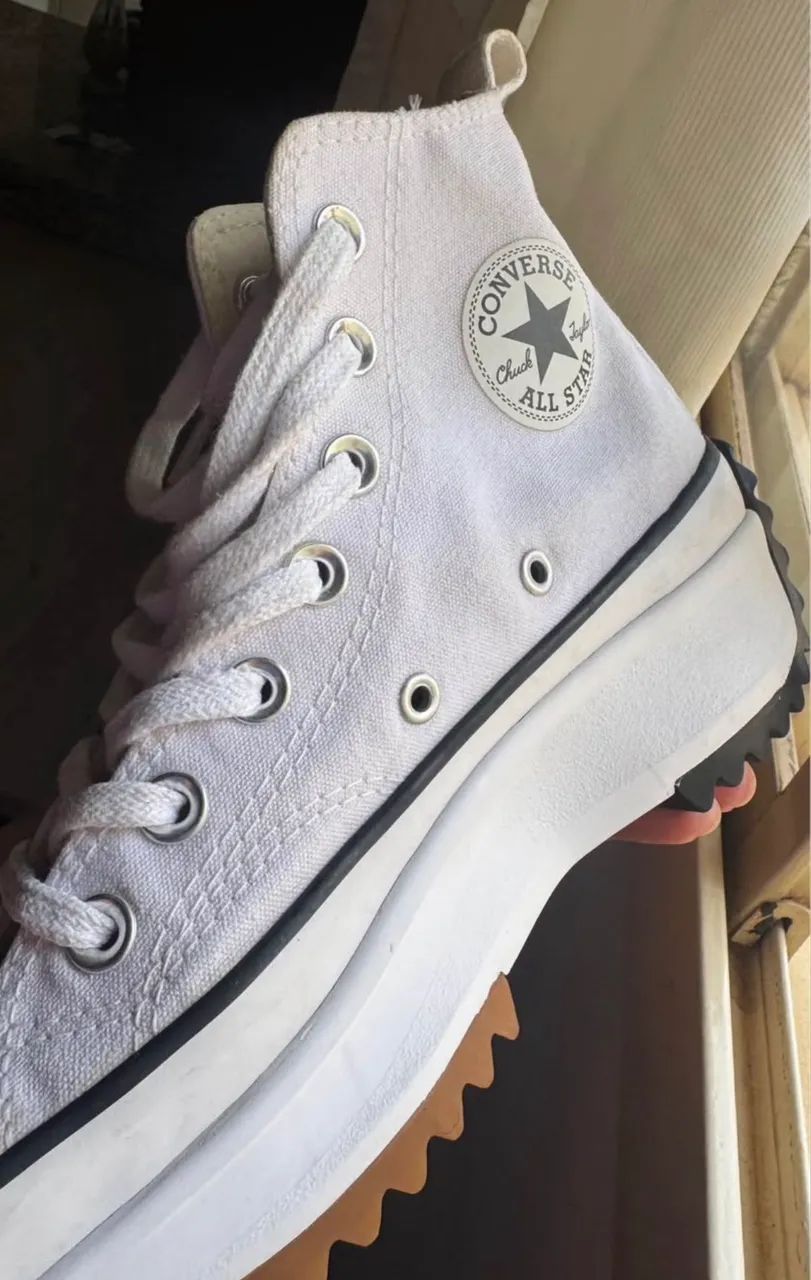 All star converse run hike branco