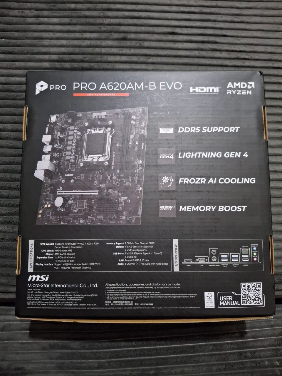 Placa-Mãe MSI PRO A620AM-B EVO AM5 - Foto 3