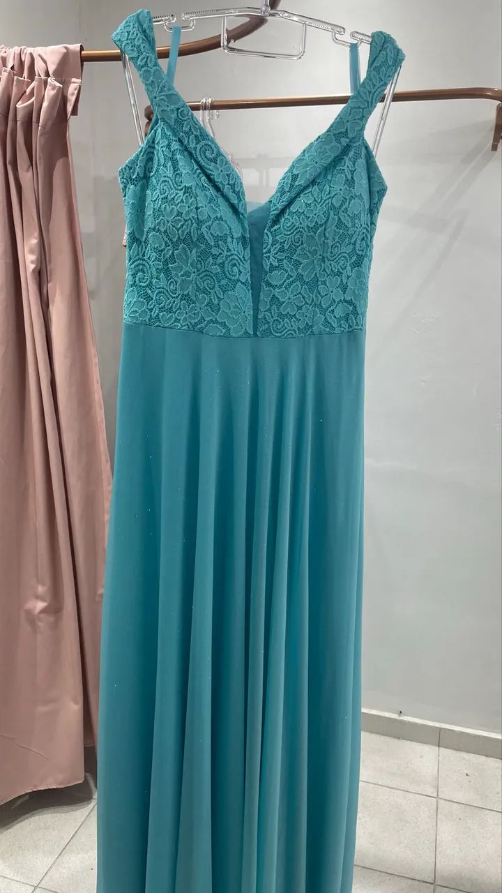 Vestido azul tiffany - Foto 3