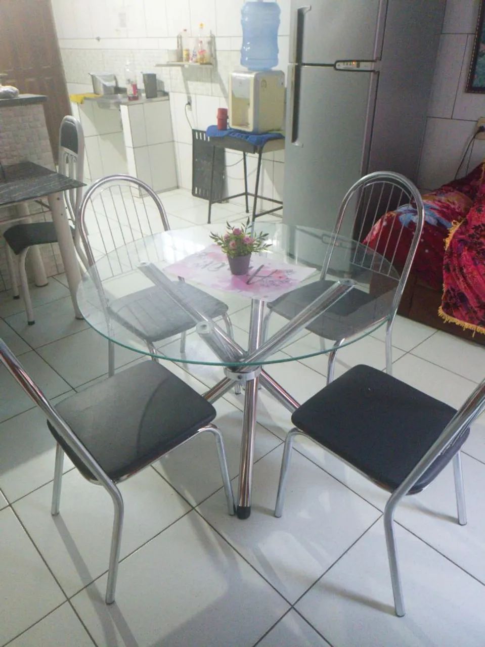 Mesa de vidro Redonda  - Foto 3