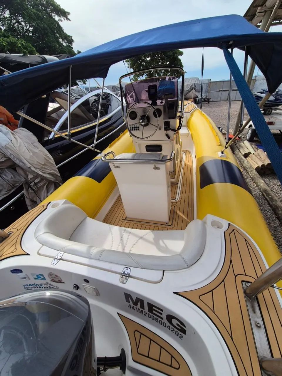 Bote Zefir G500 com motor Yamaha 2008 - Foto 4