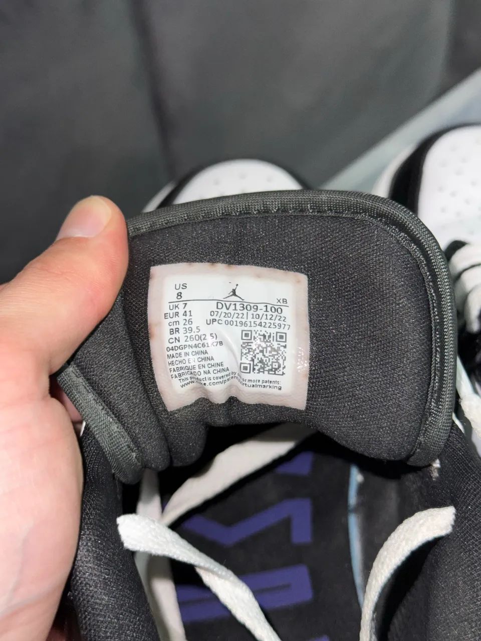 Tênis Nike Jordan 1 Low SE Concord - Foto 5