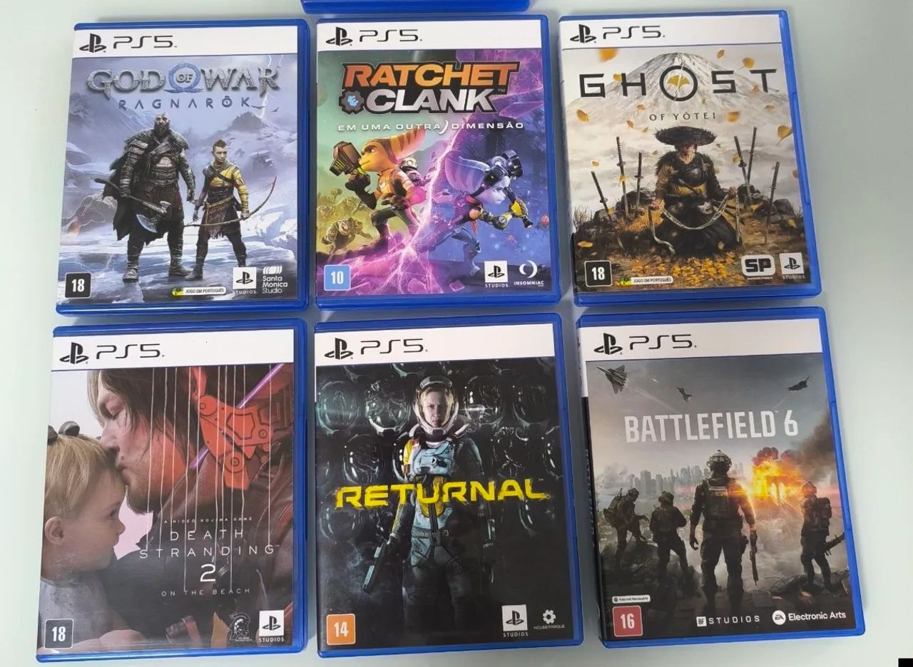 6 Jogos de PS5