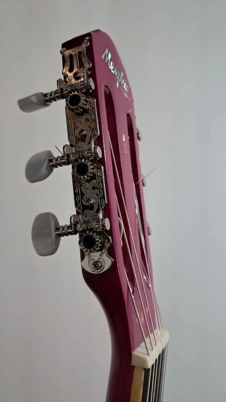 Violão rosa Memphis  - Foto 2