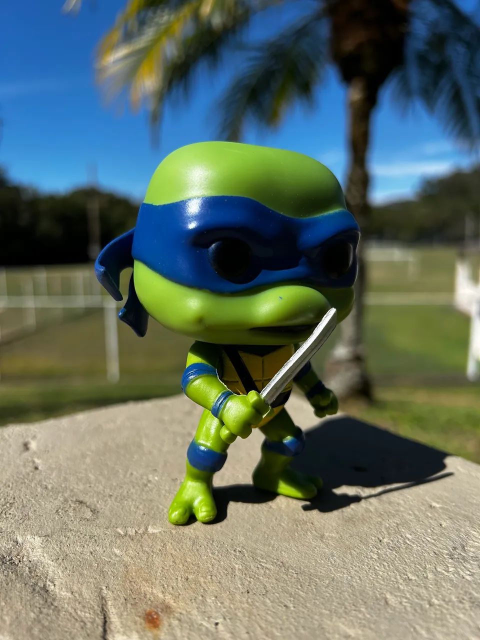Funko pop Leonardo Tartarugas Ninjas com caixa  - Foto 2