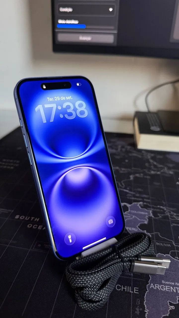 iPhone 16 128GB Ultramarine 90% Bateria - Foto 2