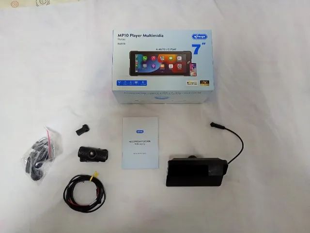 Multimidia 7 Polegadas Moto Carplay Android Auto Bluetooth Duplo Knup RA-933 - Foto 3