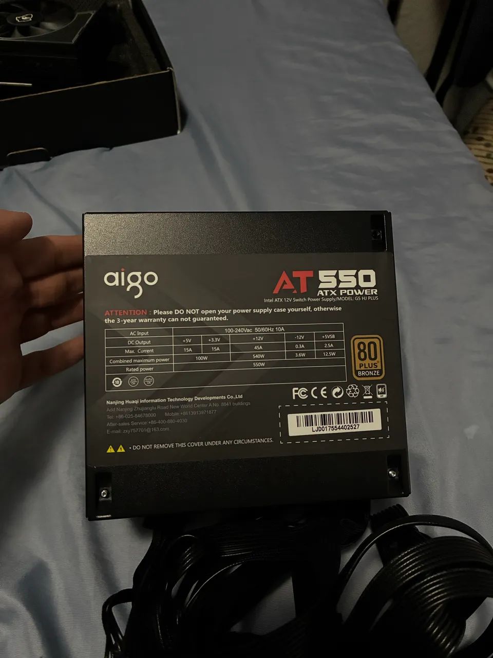 FONTE 550W PARA PC - Foto 2