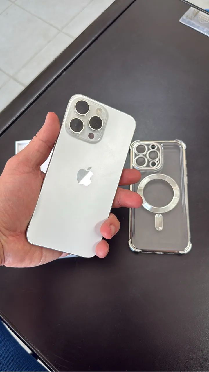 iPhone 15 PRO MAX 256GB Prata - Foto 2
