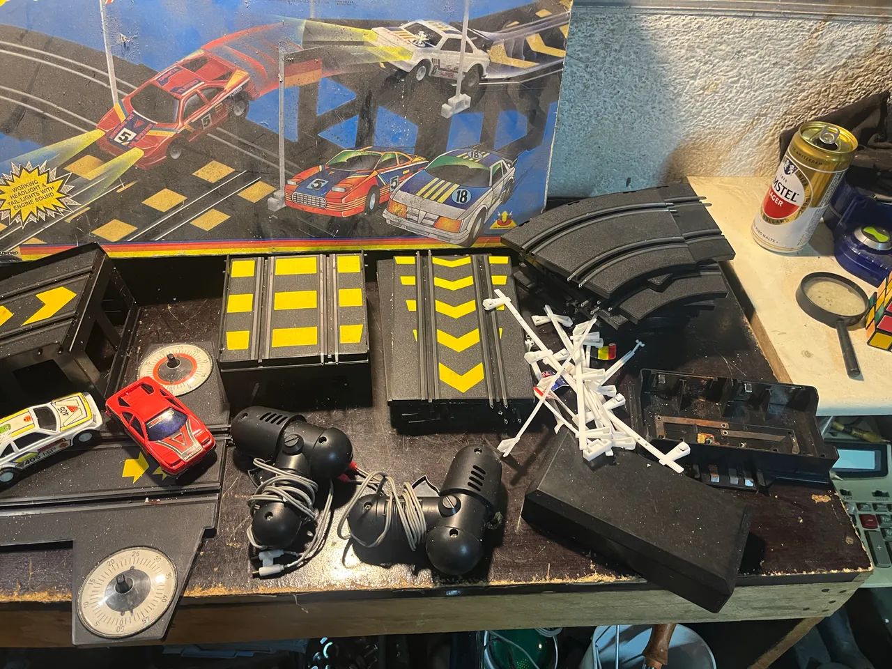 conjunto de autorama antigo sem teste  - Foto 5