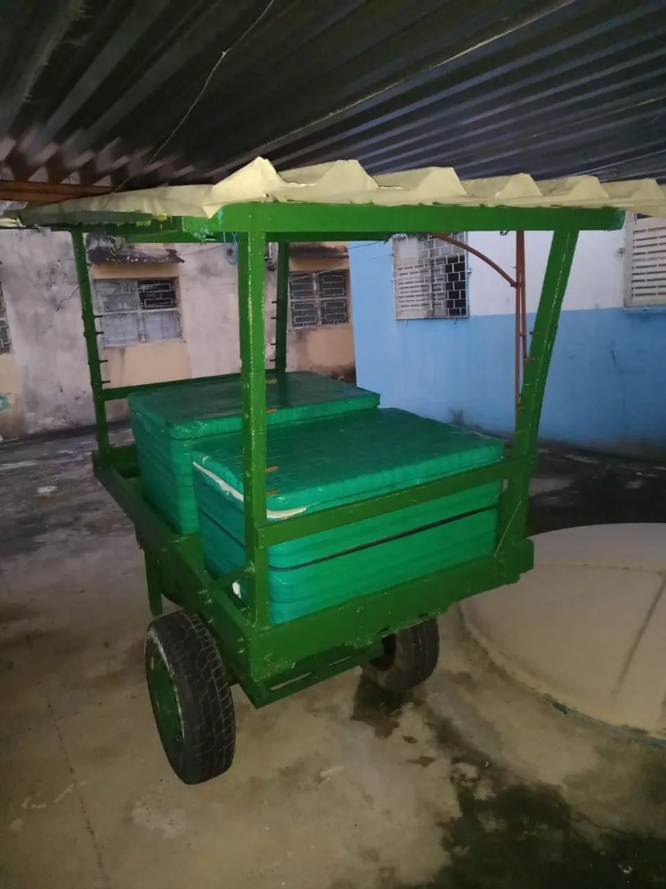Aceito cartão - CARRINHO PARA COMÉRCIO+ MESAS, CADEIRAS, ISOPORES E VASILHAMES  - Foto 2