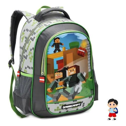 Mochila Minecraft Alcochoada - Foto 2