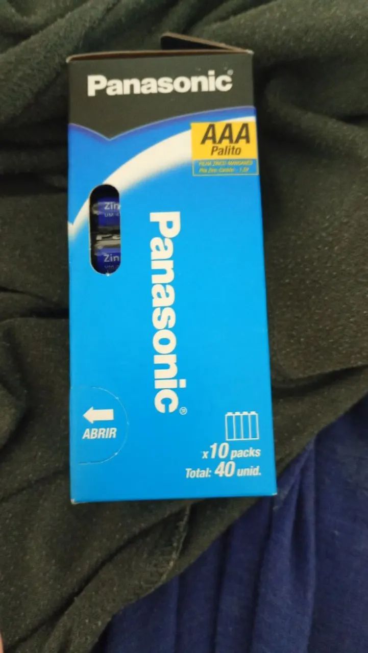 Caixa de pilha aaa Panasonic 
