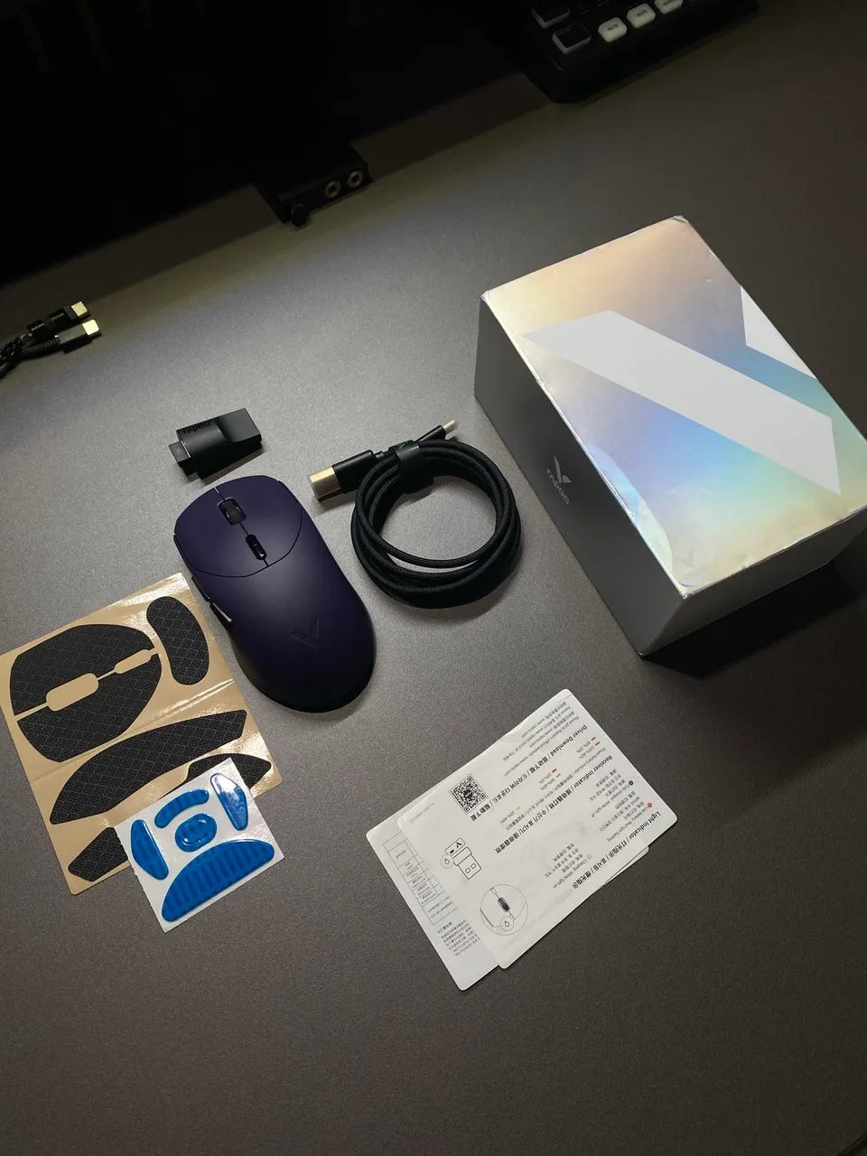 Rapoo VT9 Max na cor roxa - NOVO - Foto 2