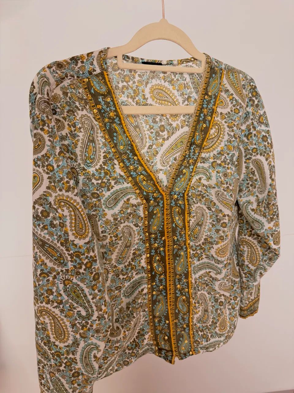 Camisa Vintage Boho Style 
