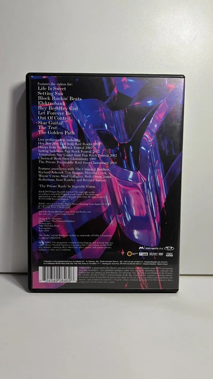 DVD - The Chemical Brothers: Singles 93-03 - Foto 3
