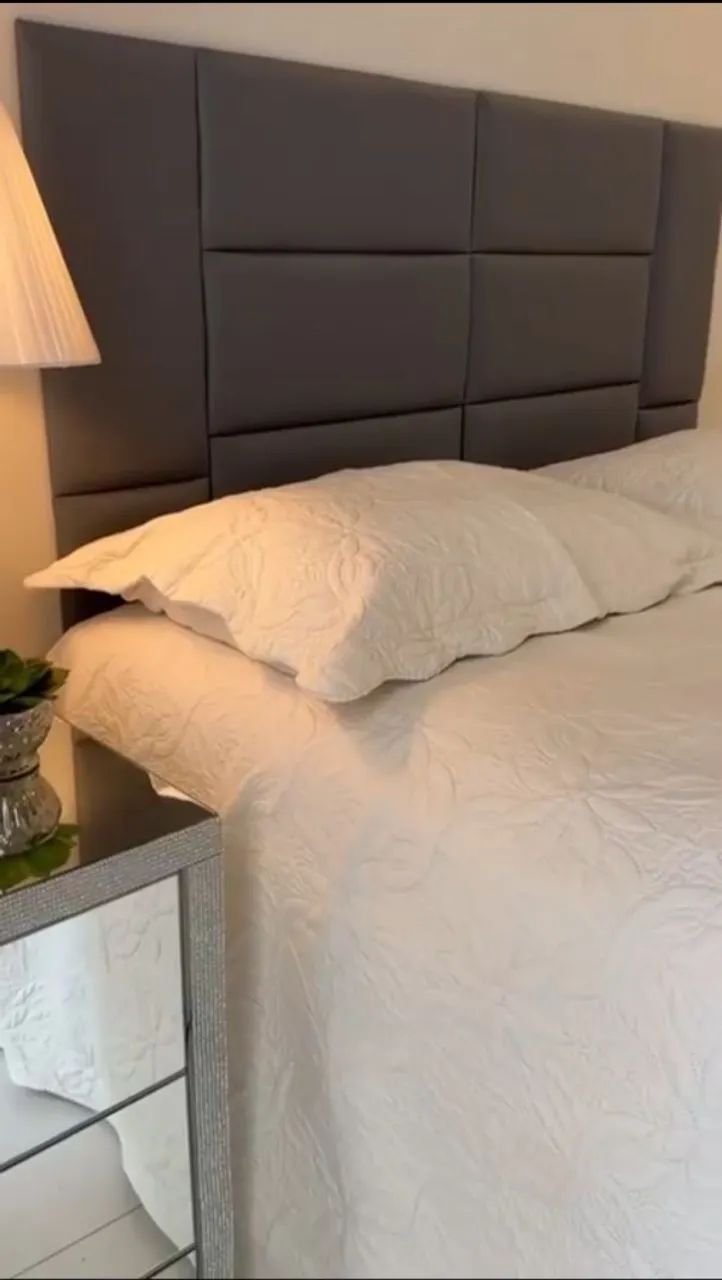 Cabeceira Courino cama box casal
