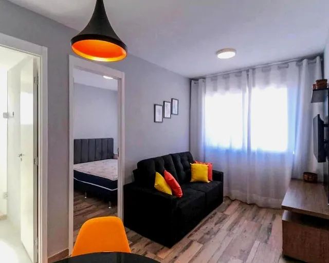Apartamento ( 2 dormitórios ) , aluguel anual com caução e com mobília.  - Foto 3