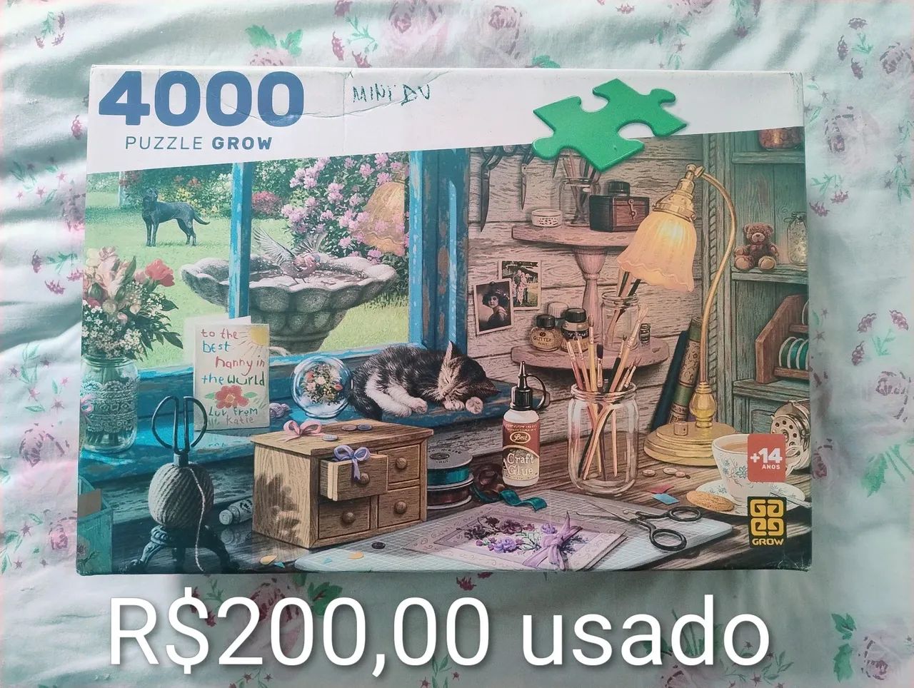 Quebra cabeça "Ateliê" 4.000 peças 