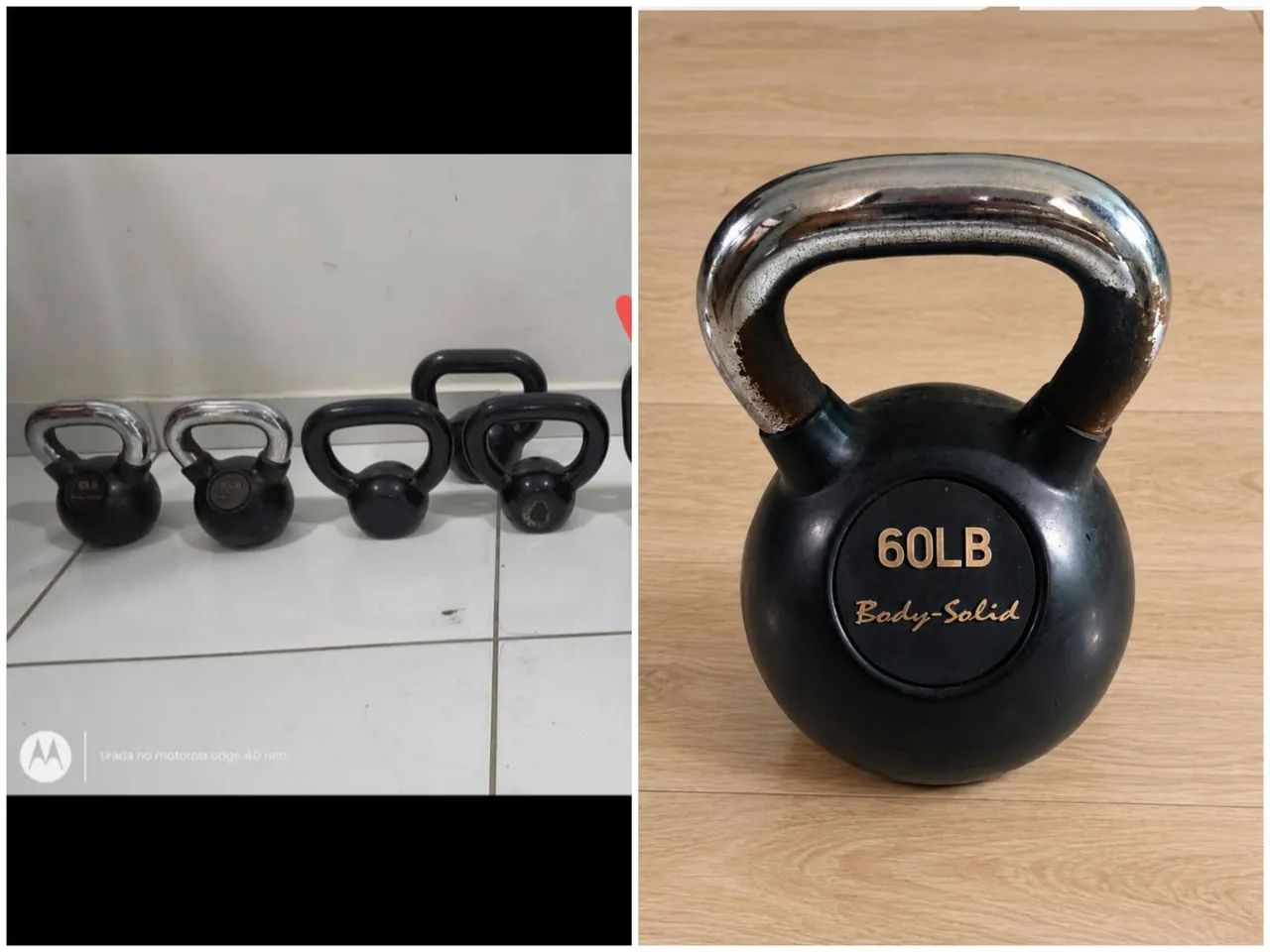 Kettlebells diversos
