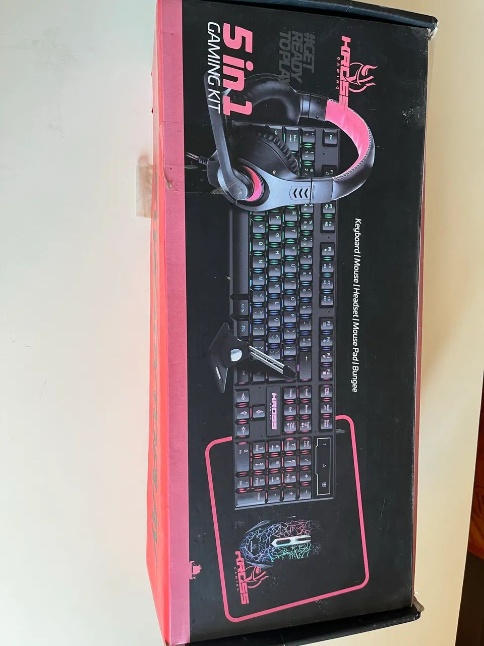 Kit teclado ,mouse, microfone e tapete mouse - Periféricos e