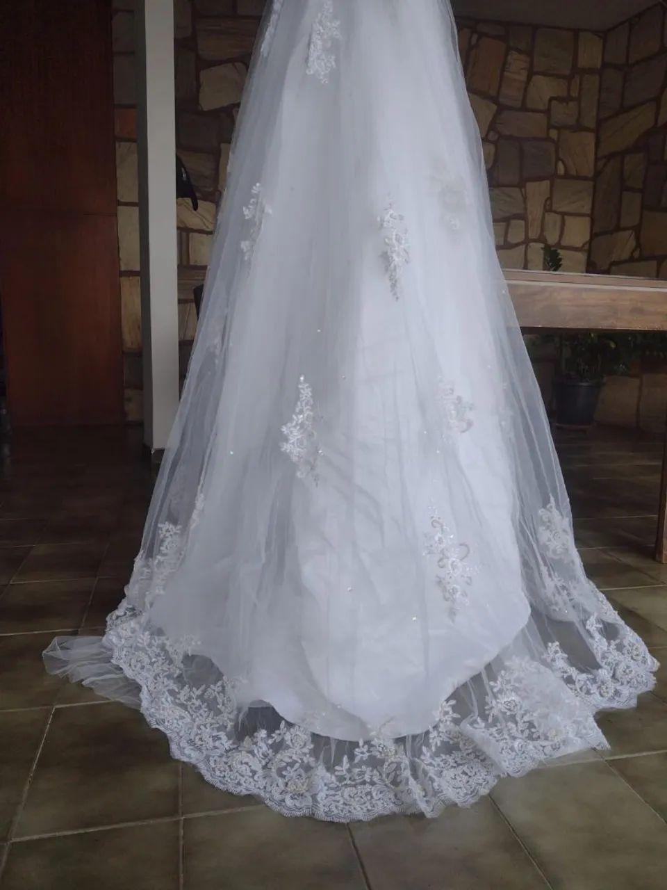 Vestido de Noiva tamanho P - Foto 5