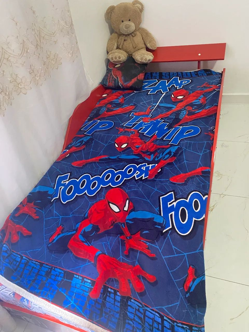 Cama Solteiro com colchão Spider Man - Foto 2