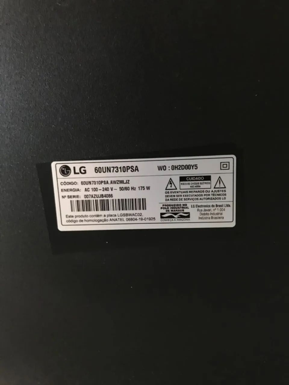 TV LG (60 Polegadas - Defeito no LED) - Foto 3