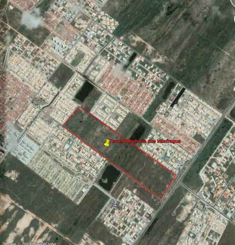 Área (terreno) comercial na Av. Melício Machado med. 108 m x 822,80 m - Foto 2
