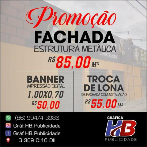 Placas e fachadas