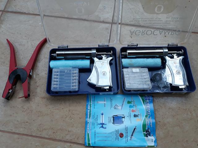 Vacinador automático tipo pistola