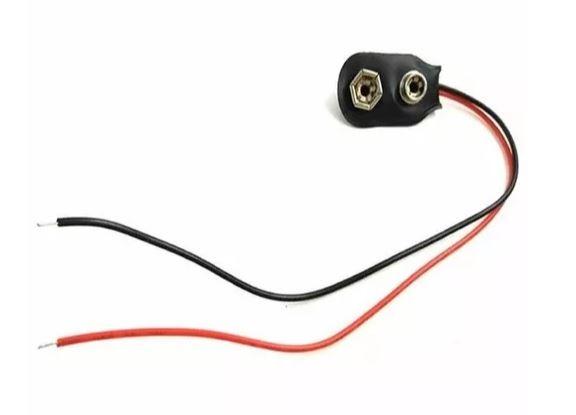 COD-CP50 KIT 2 Unidades Conector Cabo De Bateria 9v S/ Plug Arduino Automação Robotica - Foto 3
