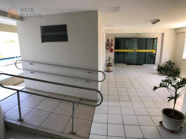 Apartamento com 2 dormitórios para alugar, 57 m² por R$ 1.600/mês - Tirol - Natal/RN - Foto 13