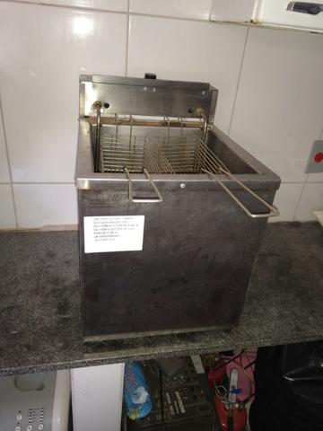 Fritador de salgador 18 litros água e oleo