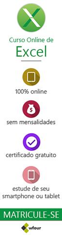 Curso Excel completo por apenas R$ 29,90 (sem mensalidades)