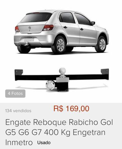 Engate de reboque gol G5 G6 G7