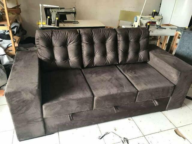 (OFERTA ESPECIAL) - Sofa 03 Lugares Retrátil NOVO - Foto 3