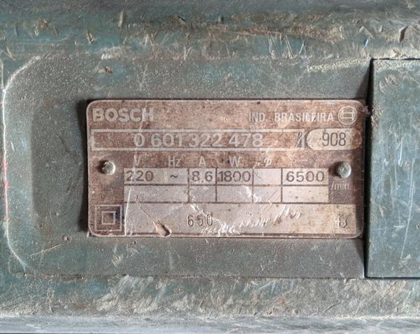 Esmerilhadeira Bosch 220v, 1800w, 6500/min - Foto 5