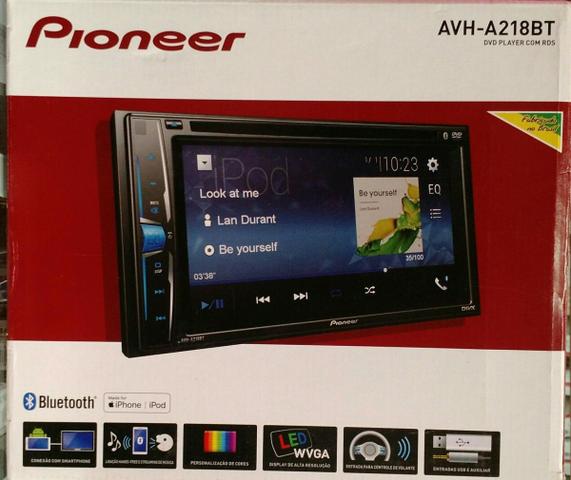 Central Multimidia Pioneer AVH A218BT Novo 1 Ano de Garantia