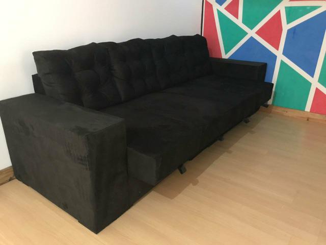 (SUPER PROMOÇÃO) - Sofa C/04 Assentos Retrátil NOVO - Foto 2