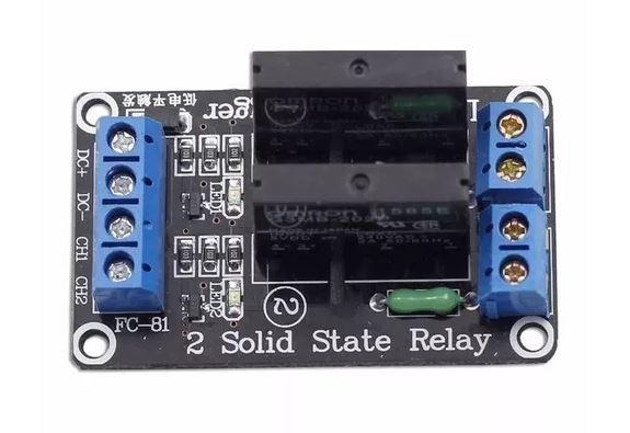 COD-AM26 Módulo Rele De Estado Sólido 2 Canais 5v Ssr Arduino - Automação - Robotica - Foto 3