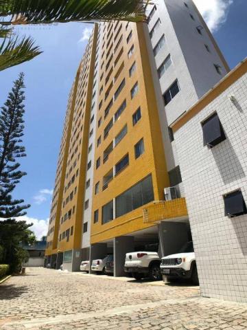 Apartamento com 2 dormitórios para alugar, 57 m² por R$ 1.600/mês - Tirol - Natal/RN