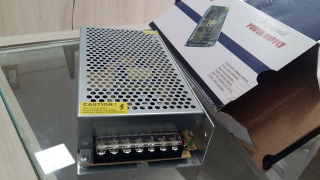 Fonte Bivolt 12v 10a Tipo Colméia P/ CFTV e Som Automotivo - Foto 2